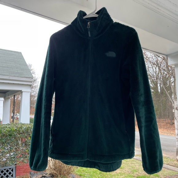 Soft and cozy north face jacket. Color is ponderosa green. - Picture 1 of 2